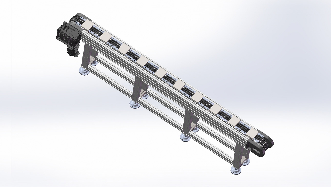 Double-Row Chain Conveyor Line