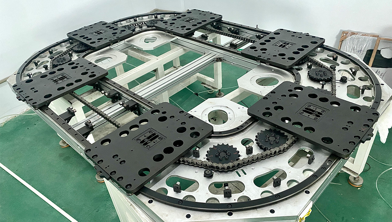 矩形圆形导轨输送机