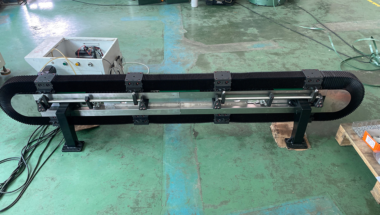 Vertical Curved Rail and Conveyor