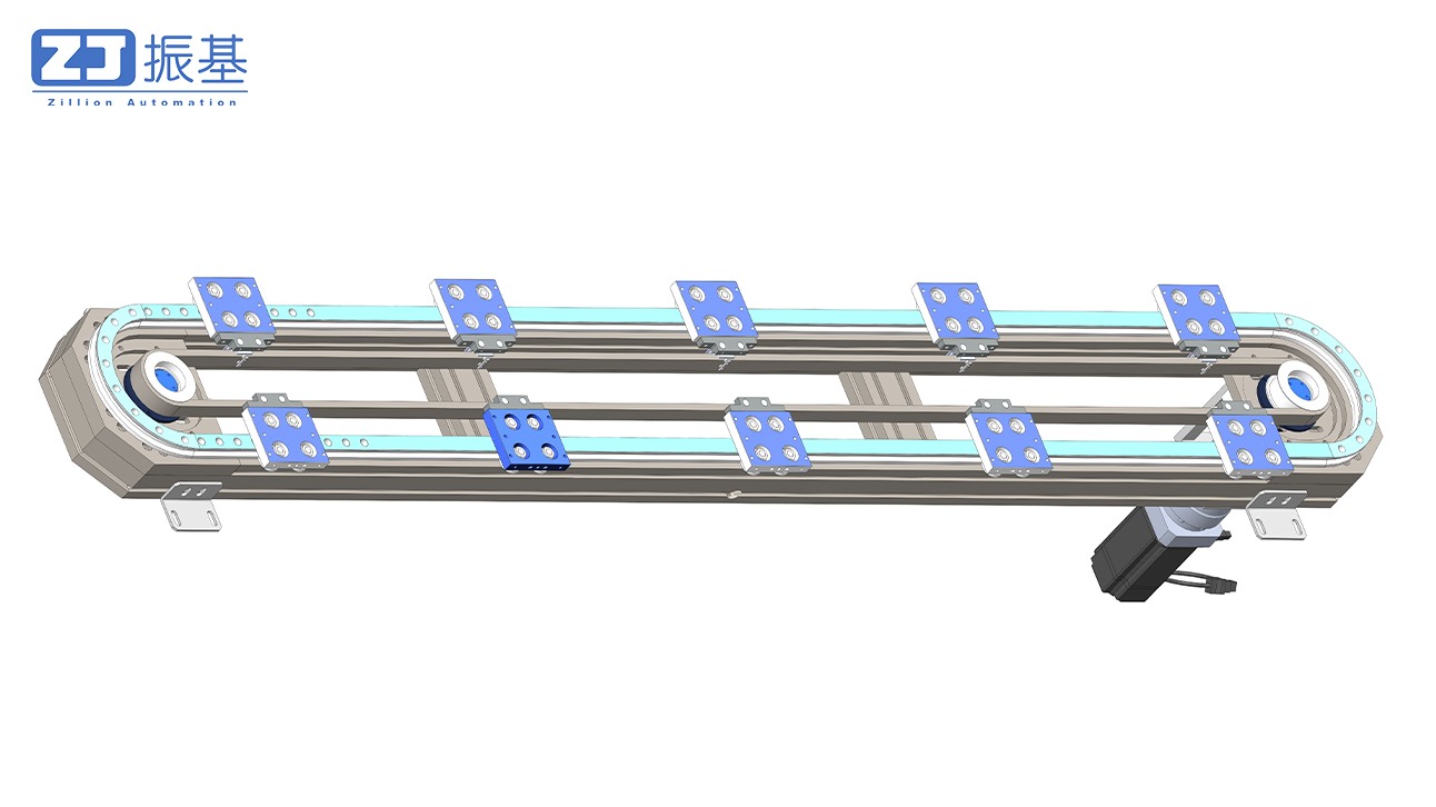 用于精密输送的环形轨道系统