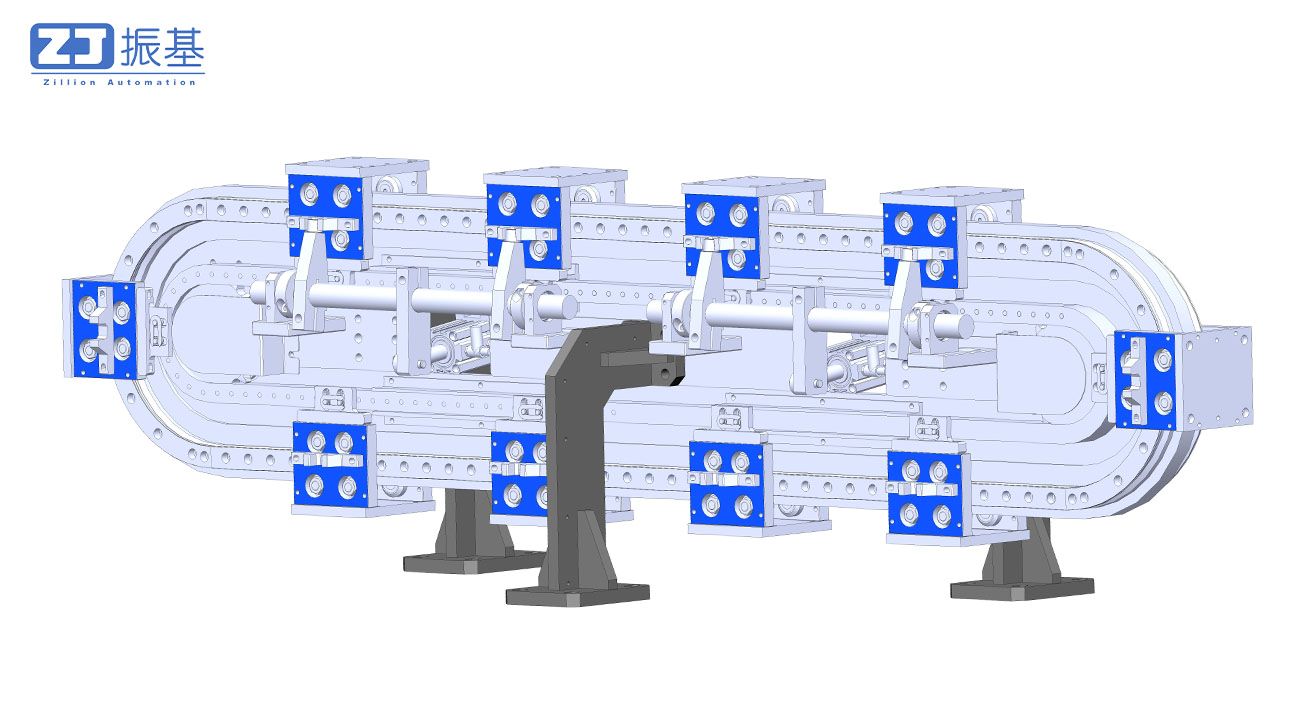 垂直双轨环形轨道输送机
