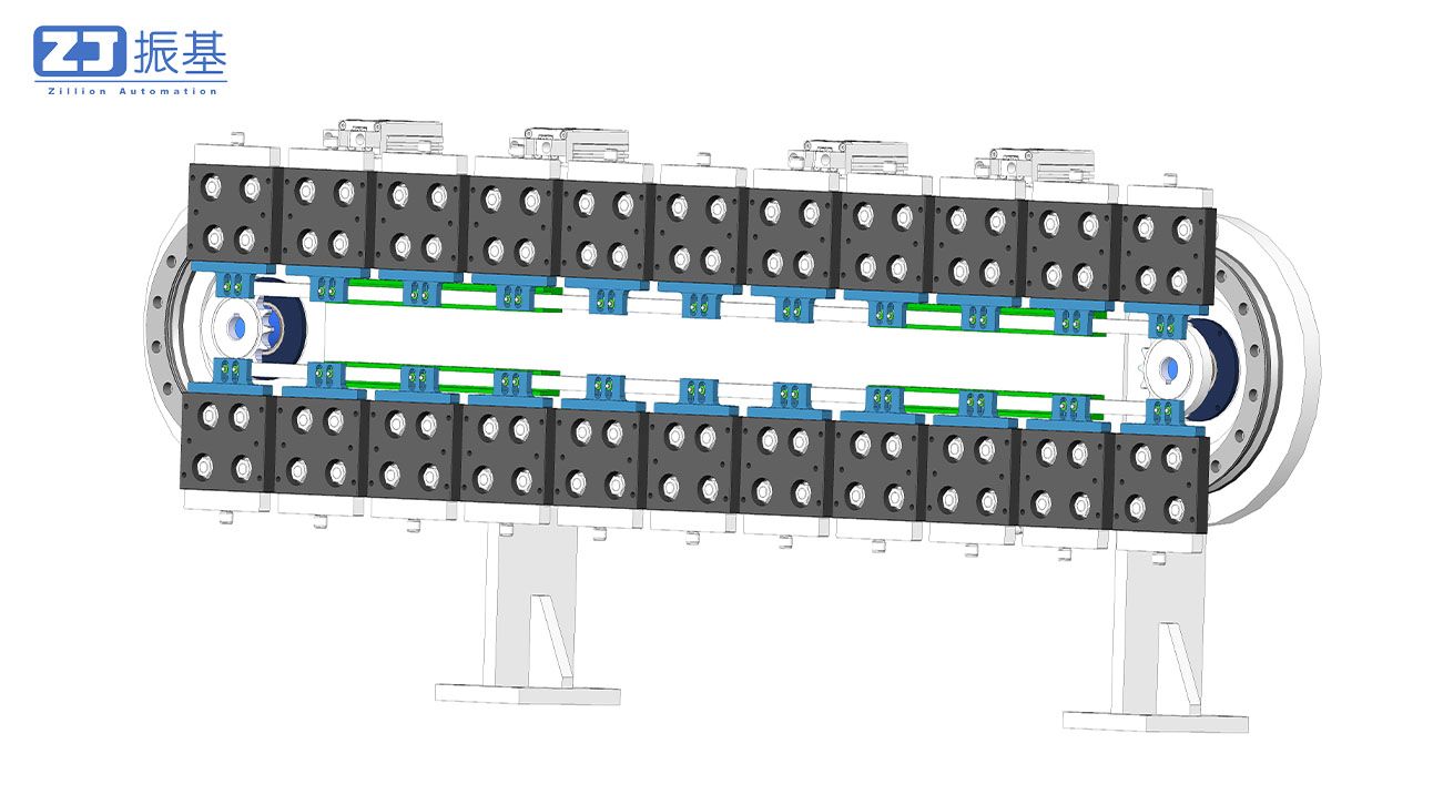 垂直循环输送轨道系统