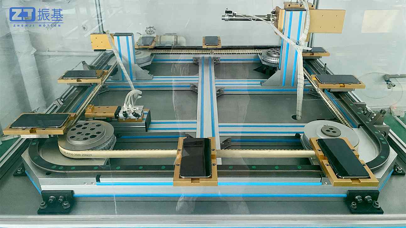 环形导轨自动化手机生产线