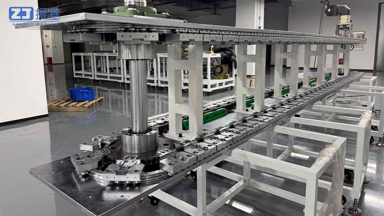 立式双底板双轨环形导轨生产线