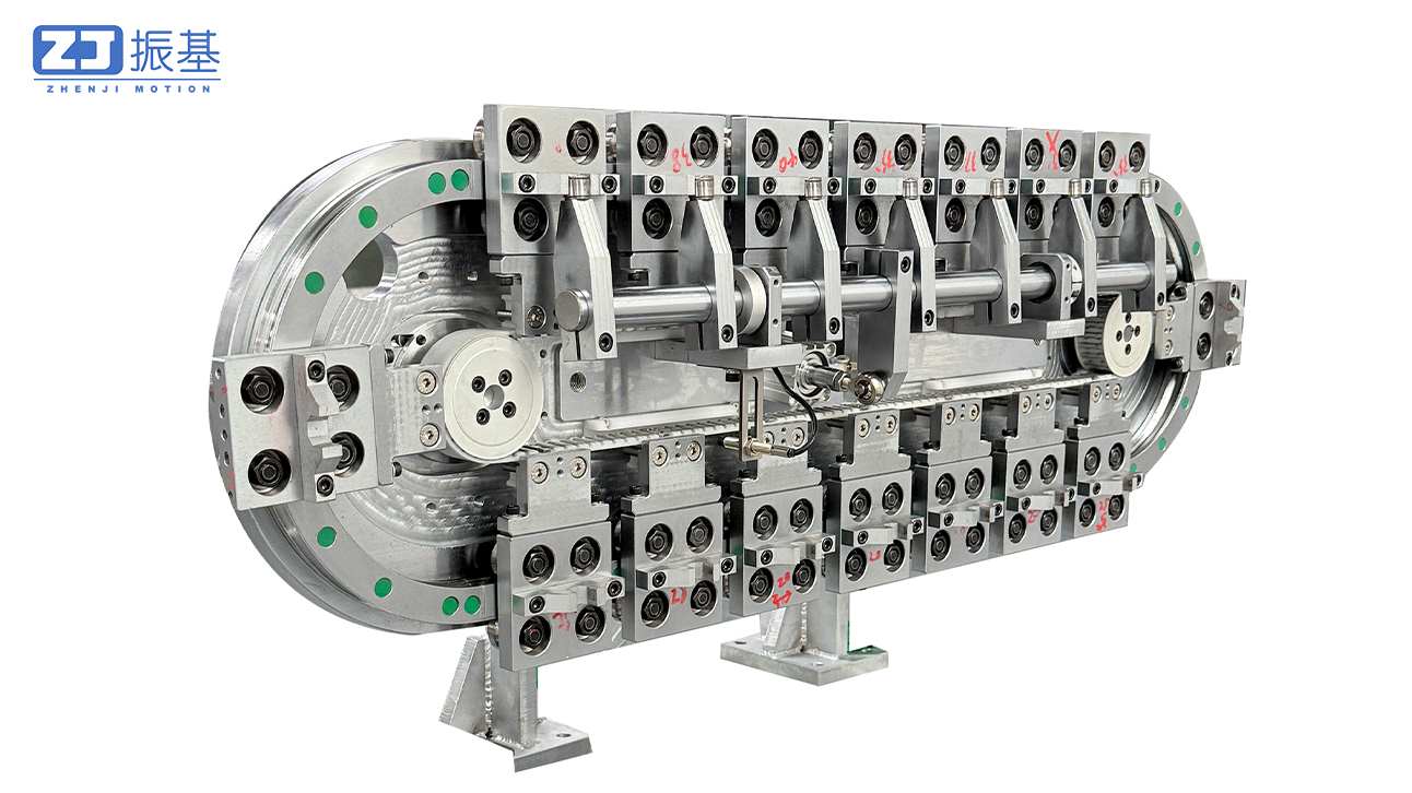 垂直皮带弯曲导轨输送机