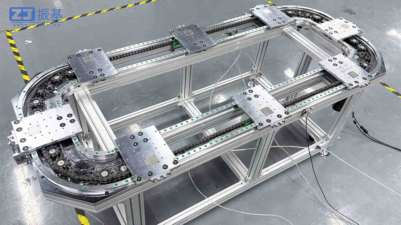 矩形内外双轨环形导轨循环线