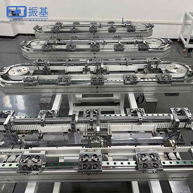 环形导轨三种传动方式（滑座/链条/皮带）优缺点对比