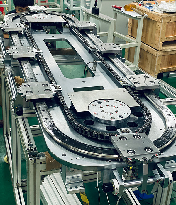 The Powerhouse Circular Conveyor Line with Oval Chain Structure