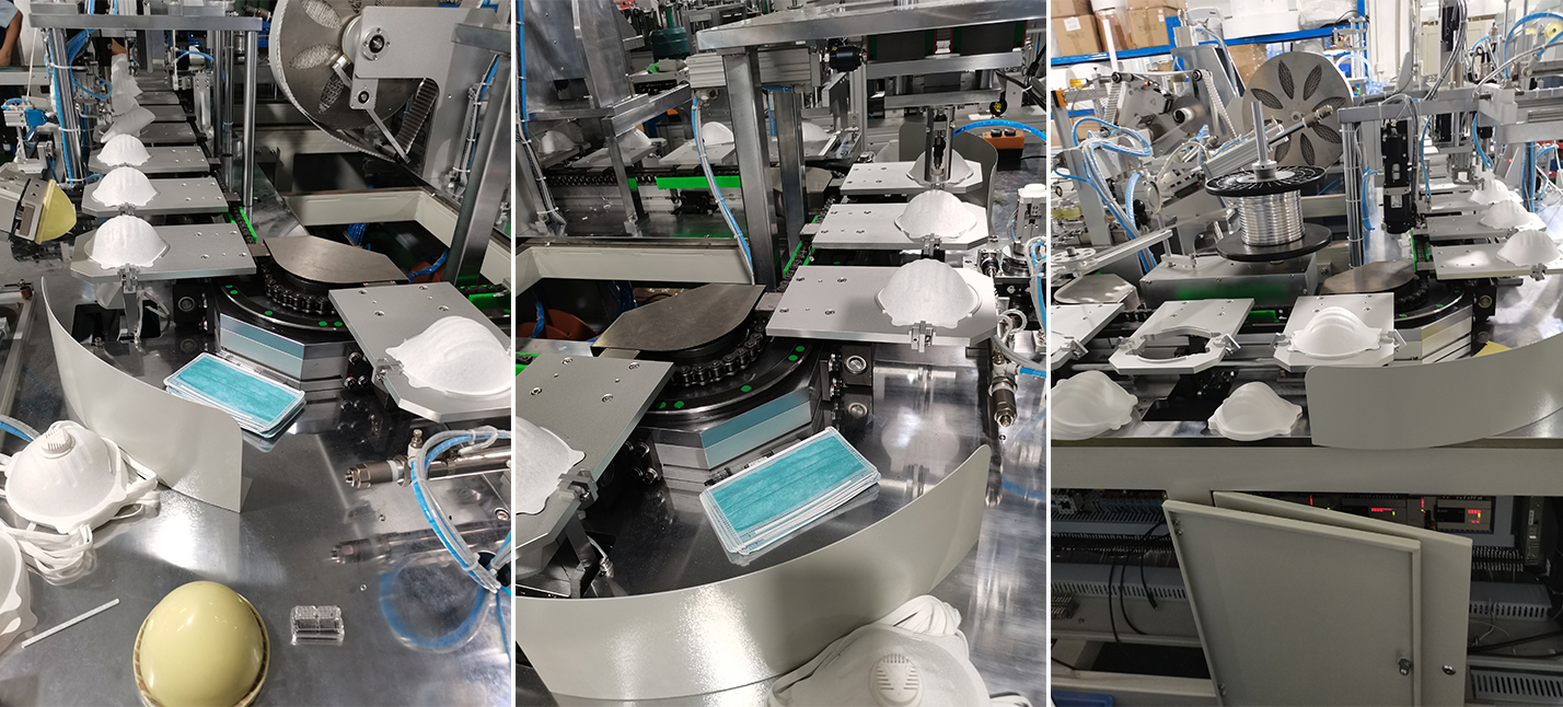 弧形导轨输送机：用于口罩生产的高效弧形传输解决方案