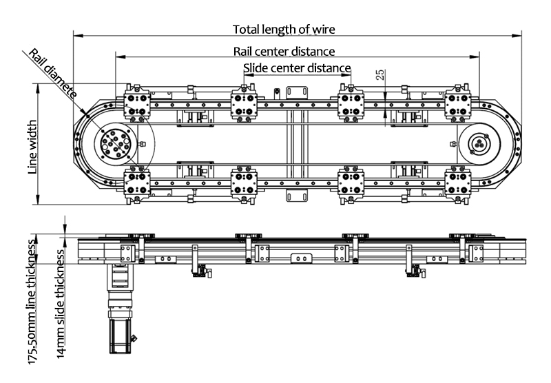 High - Precision Circular Rail Conveyor