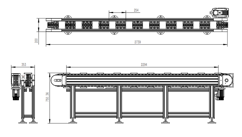 Chain conveyors - High Cost performance ratio Automated Solution