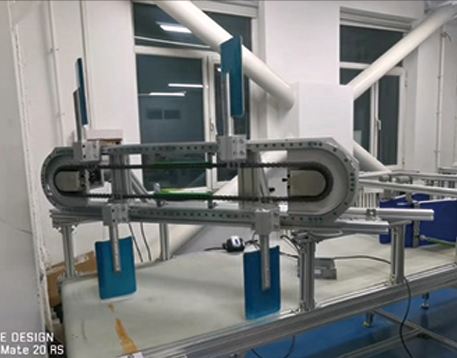 振基自动化国标精密环形导轨成品实拍，适配东北大学实验室精密定位、耐久测试科研场景