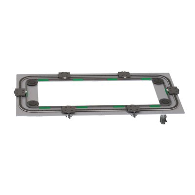 76 Series rectangular base plate structure chain circular guideway conveyor